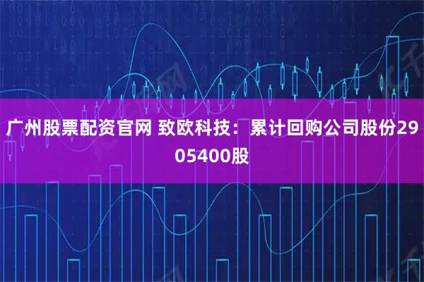 广州股票配资官网 致欧科技：累计回购公司股份2905400股